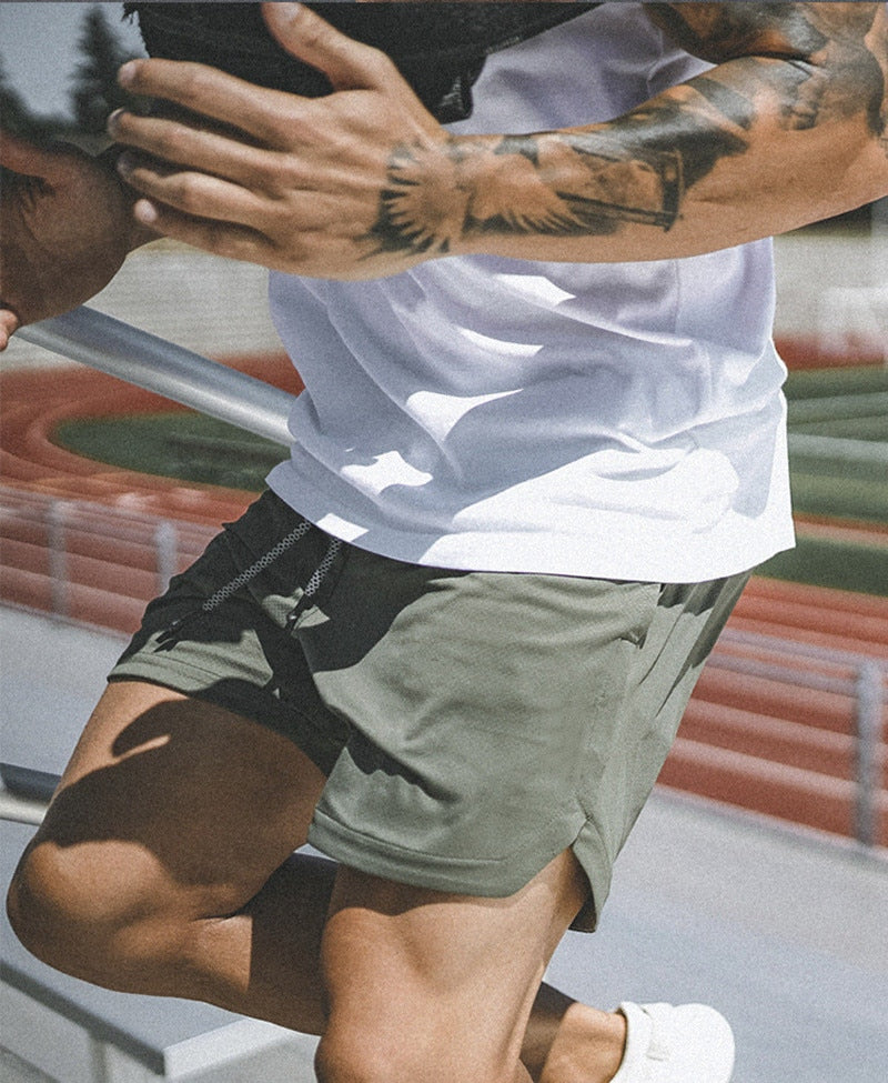 Shorts de sport 2 en 1 pour hommes