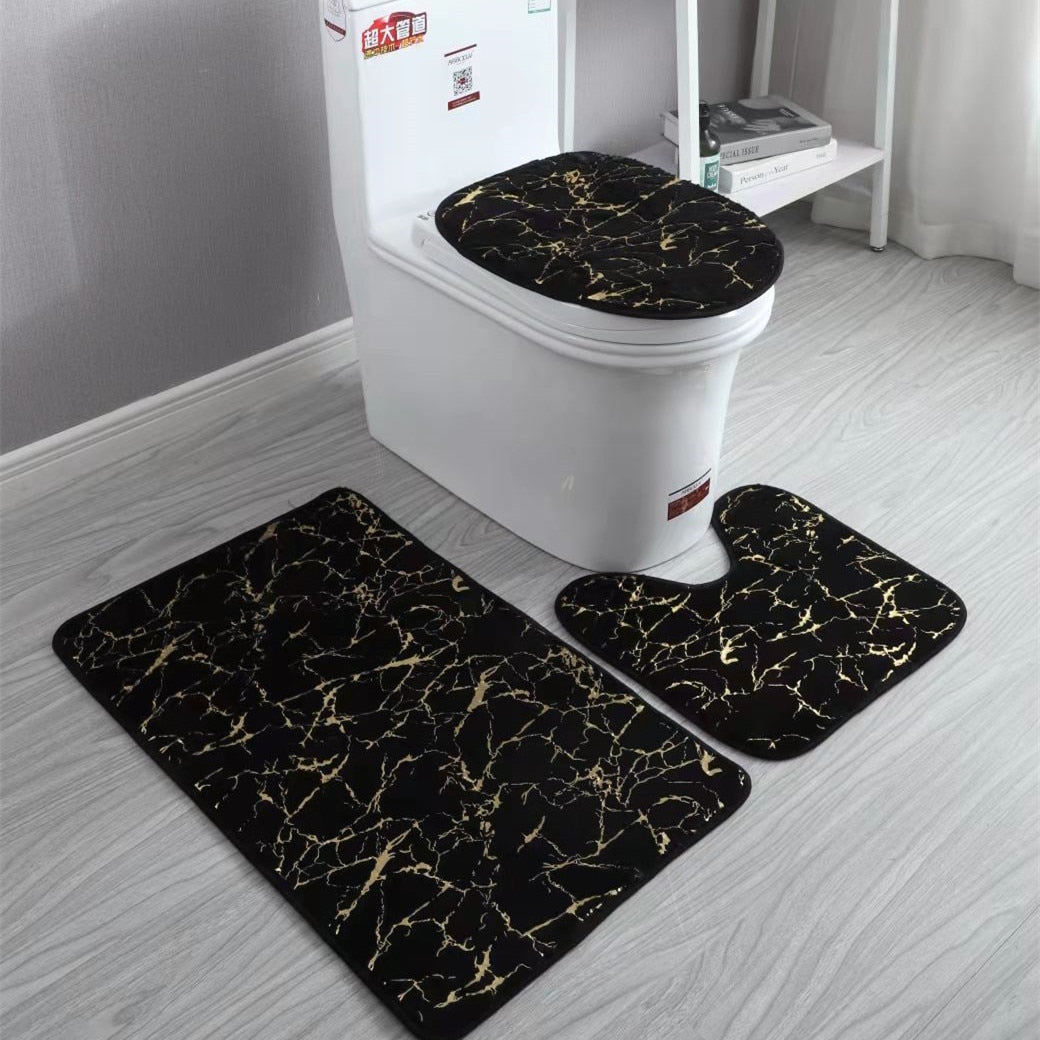 Set de tapis de toilette