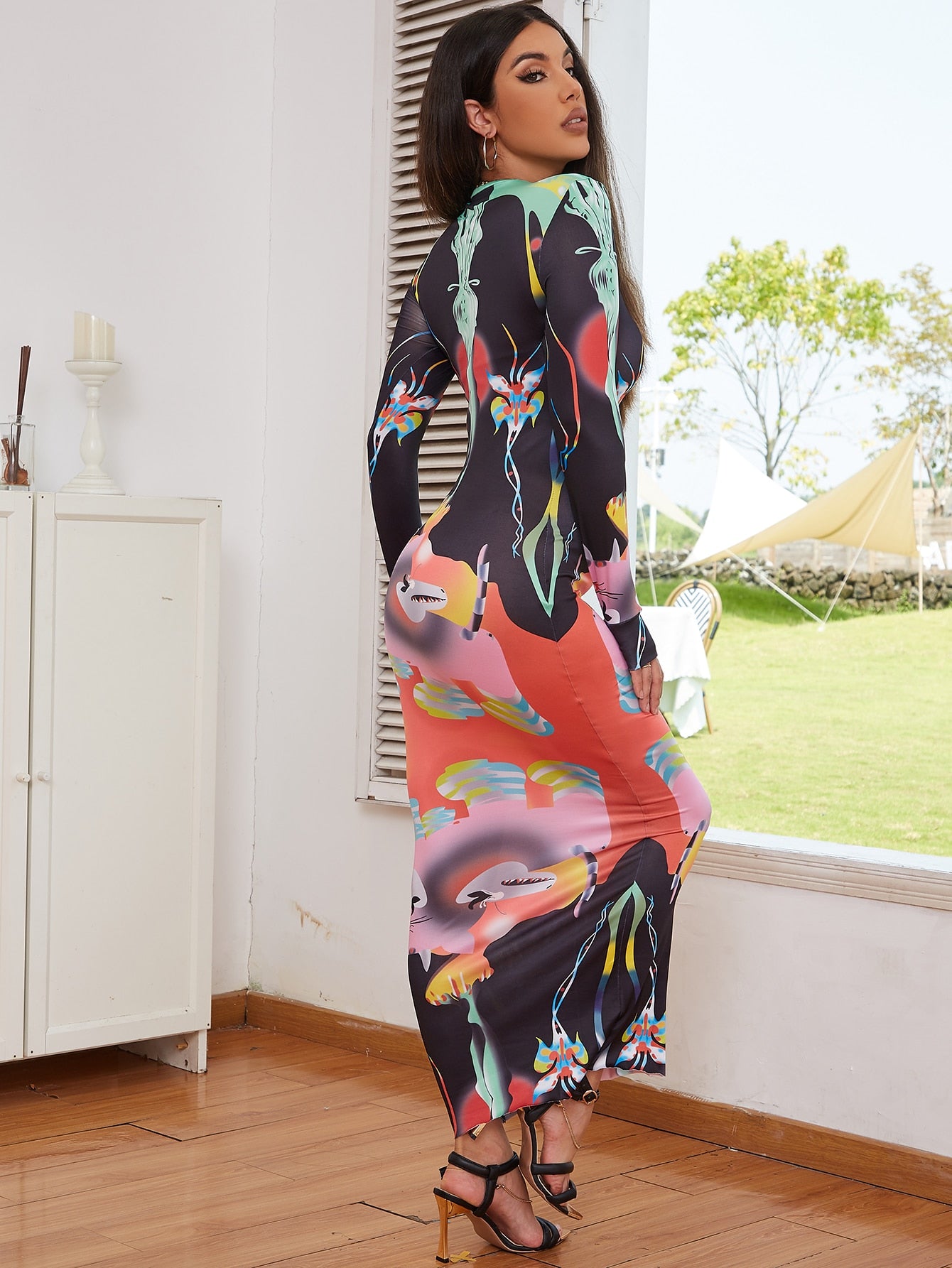 Robe Maxi à imprimé