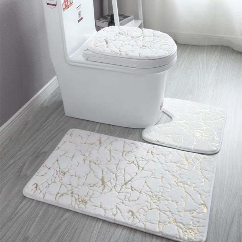 Set de tapis de toilette