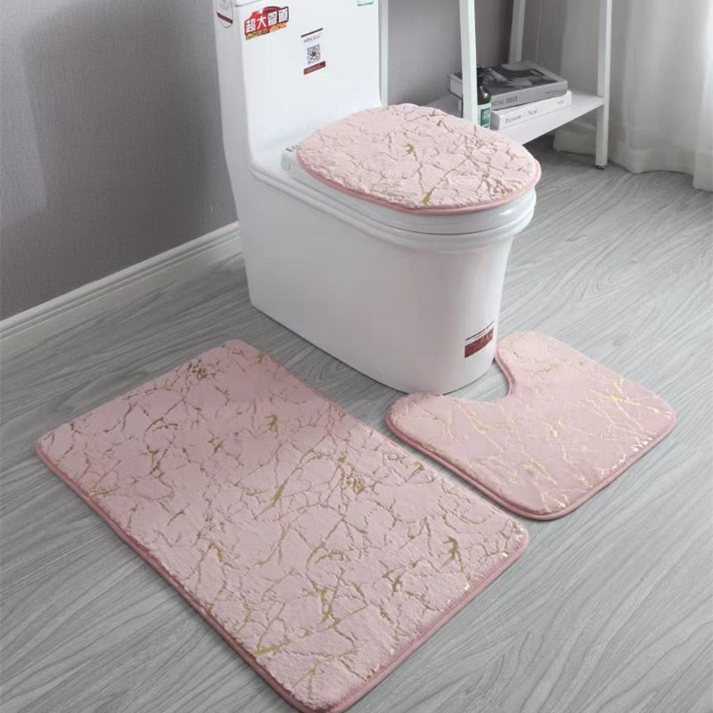 Set de tapis de toilette