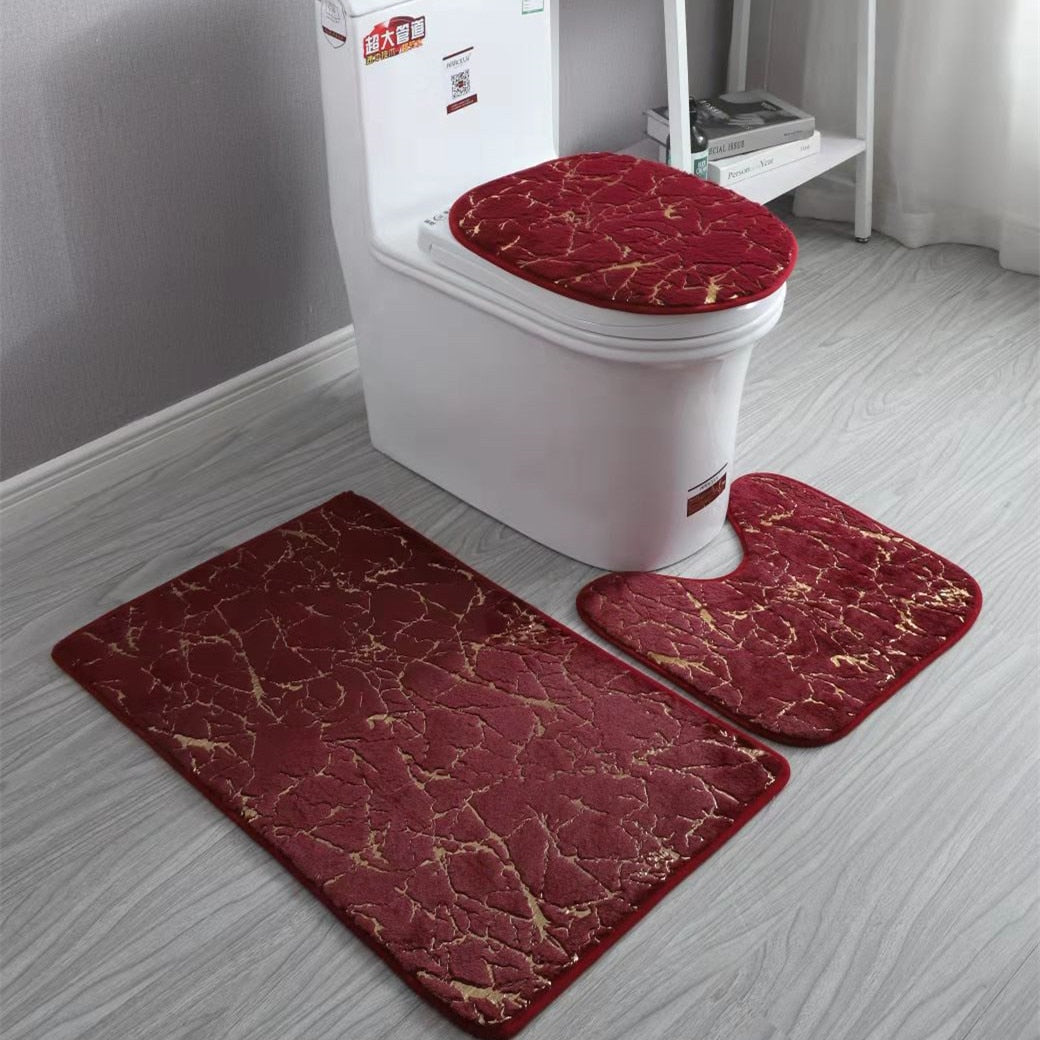 Set de tapis de toilette