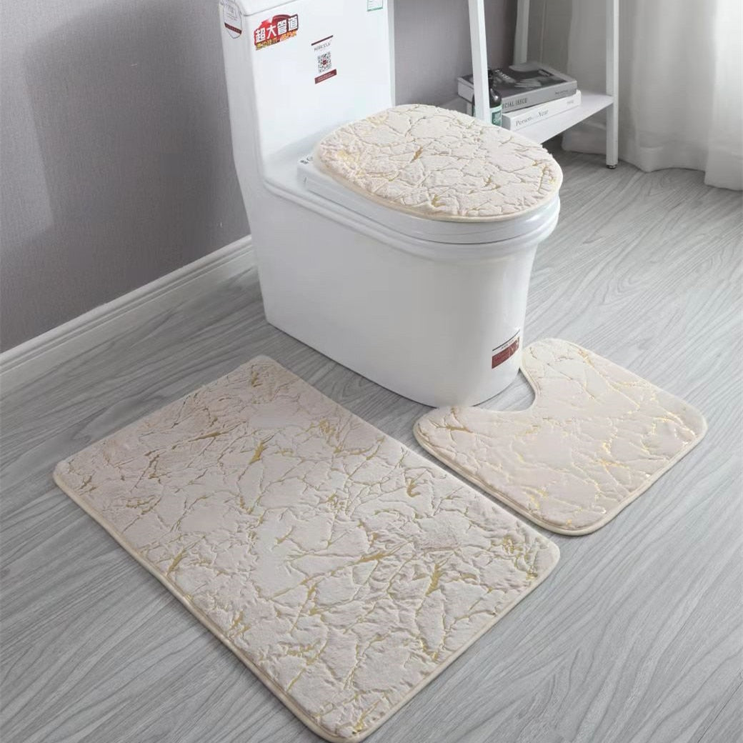 Set de tapis de toilette